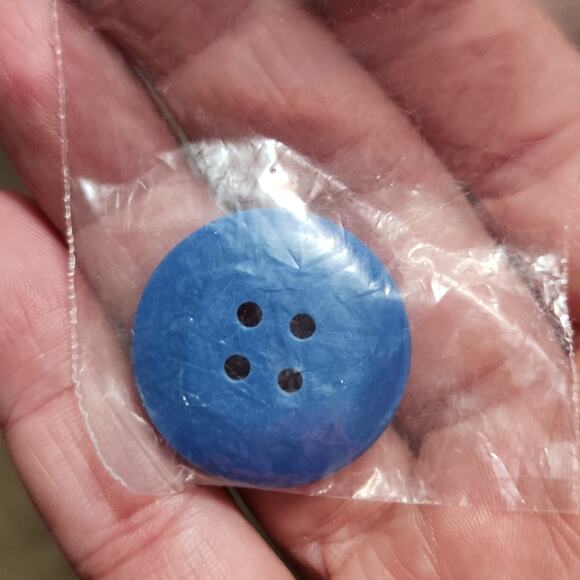 Old Navy Womens Blue Single Button Blazer Size XL Pockets Distressed 3/4 Sleeves - Picture 15 of 15